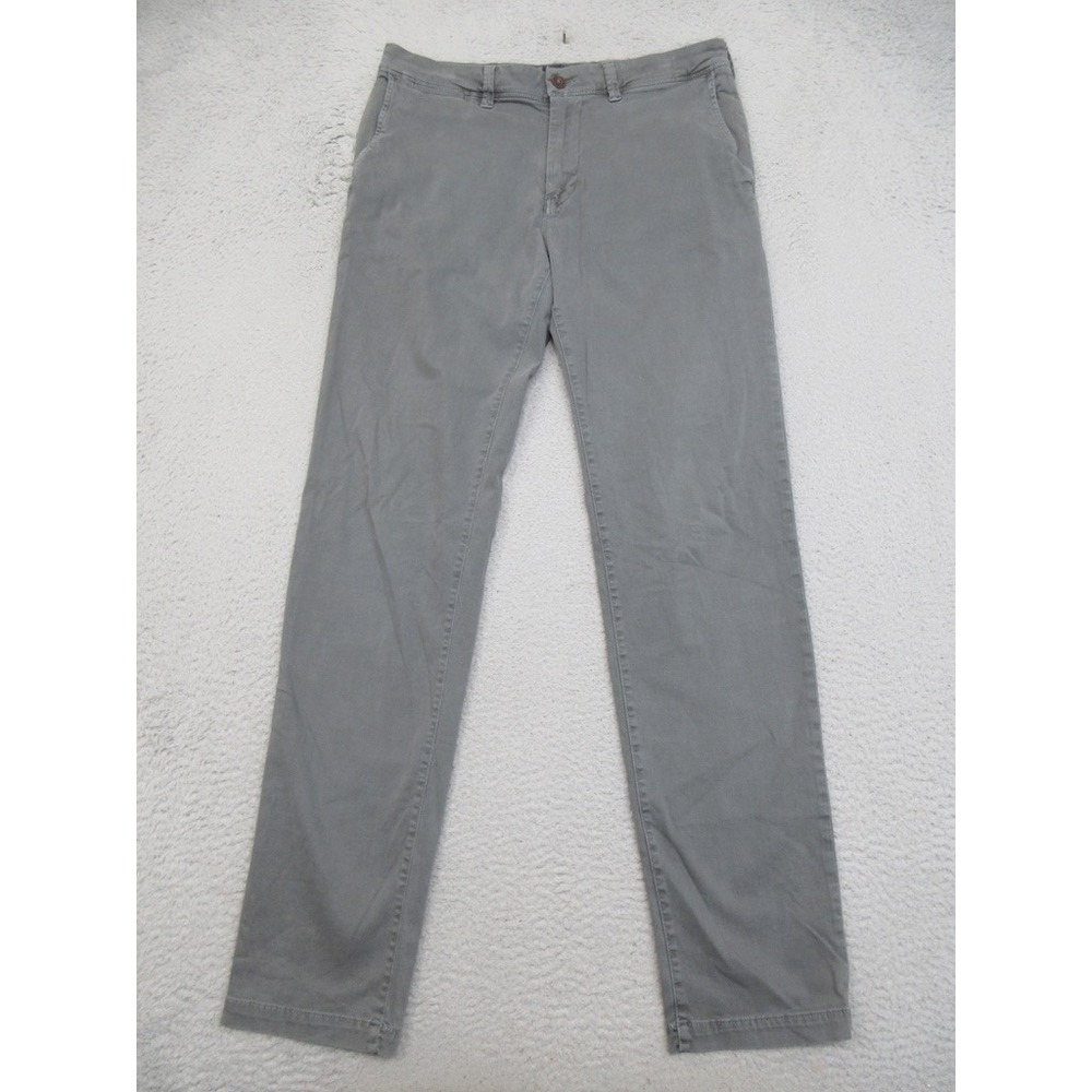 American Eagle Chinos Mens 32x36 Grey Modern Classic Officecore Minimalist